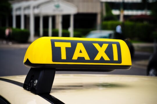 Taxi sign